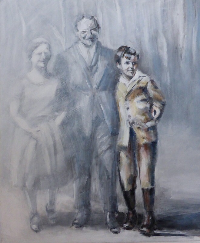 Vater und Sohn 3, 2012 – 50x60 cm, Acryl auf Leinwand