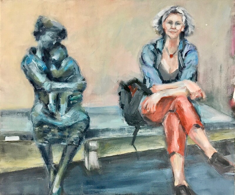 Werden und Vergehen, 2020  – 50 x 60 cm, Acryl auf Leinwand