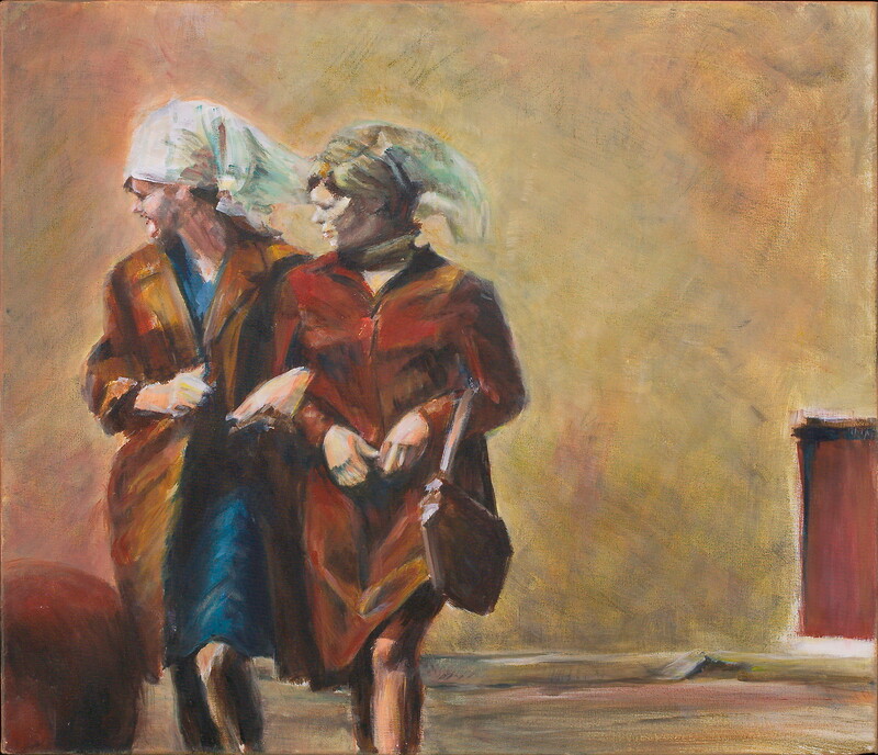 Im Vorübergehen, 2008 – 60x70 cm, Acryl auf leinwand (SOLD)