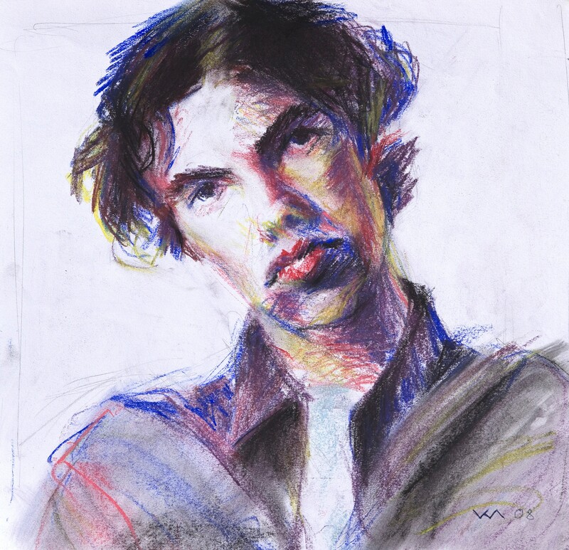 2008, Pastell auf Papier